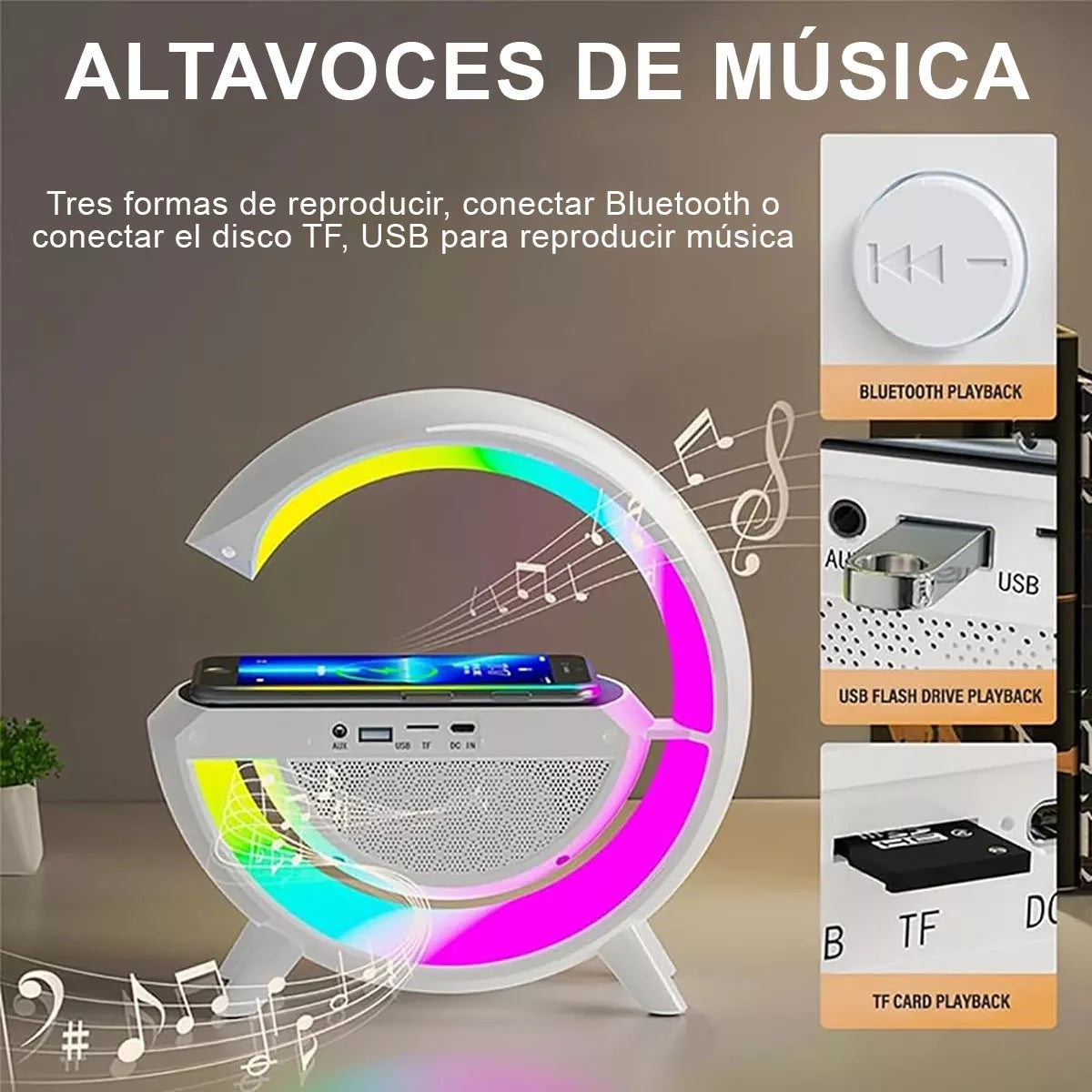 Lampara G multifuncional 5 en 1