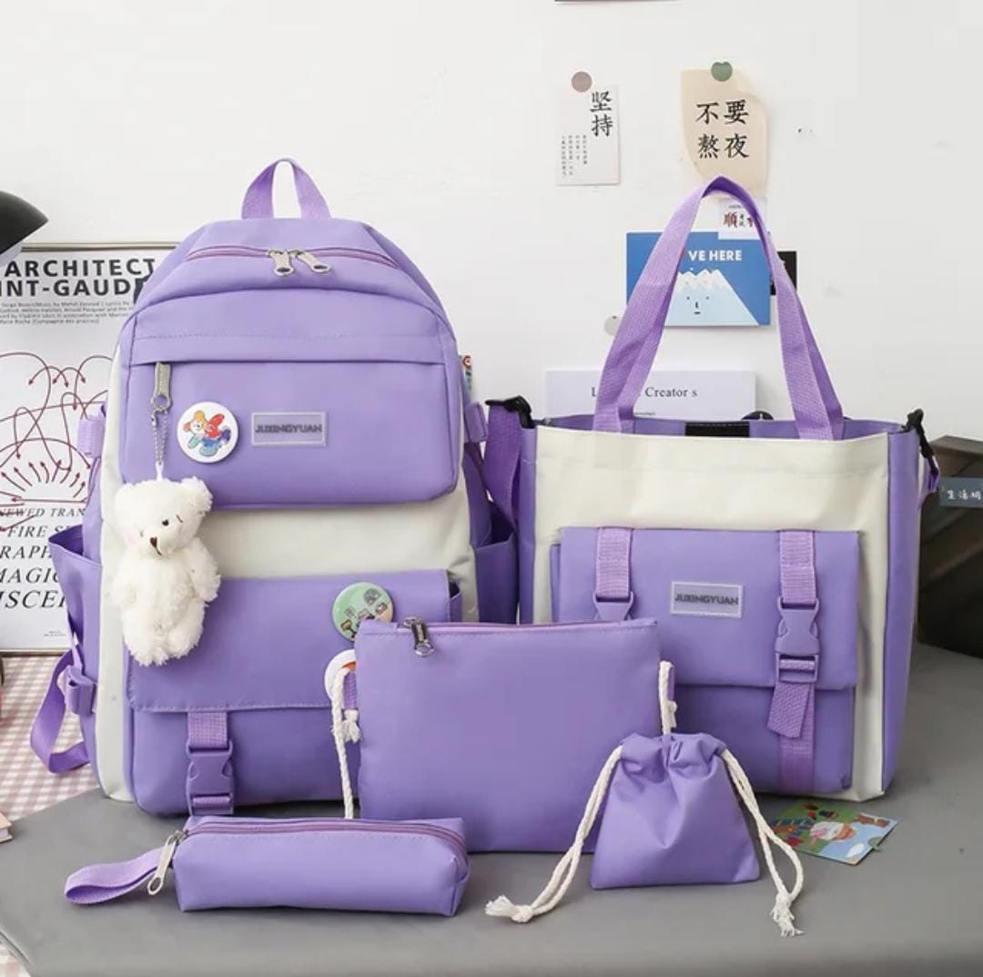 Set de bolsos teddy 5 en 1