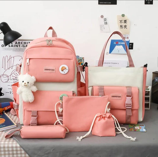 Set de bolsos teddy 5 en 1